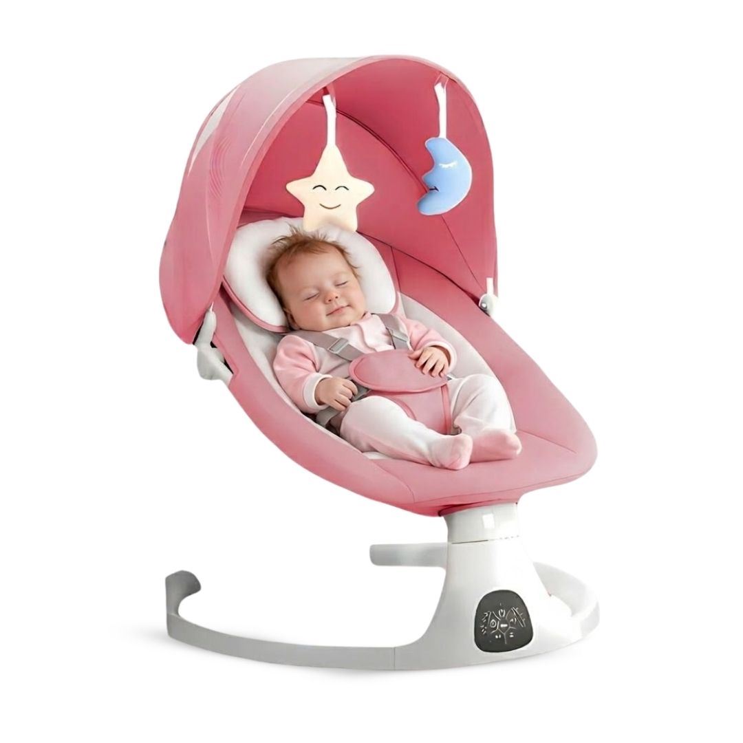 Silla Mecedora Didactica «STAR» con Bluetooth Pink
